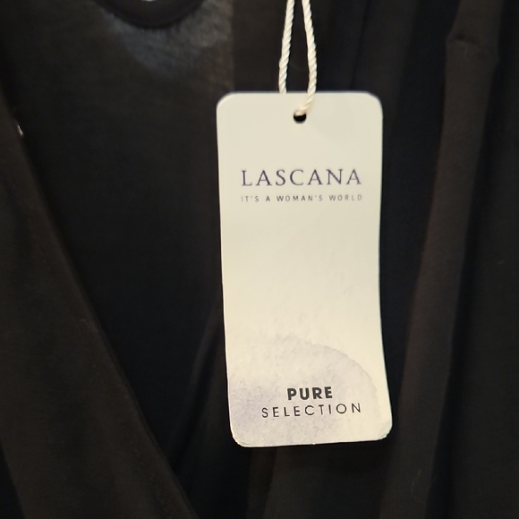 Lascana V Neck Black Sleeveless Jumpsuit Romper Size 36 NWT - Picture 5 of 8